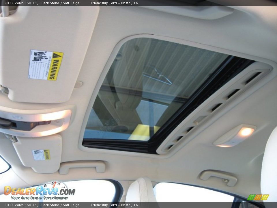 2013 Volvo S60 T5 Black Stone / Soft Beige Photo #25