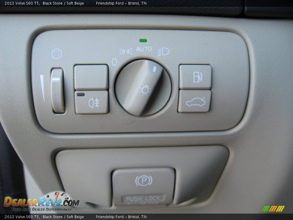 2013 Volvo S60 T5 Black Stone / Soft Beige Photo #26
