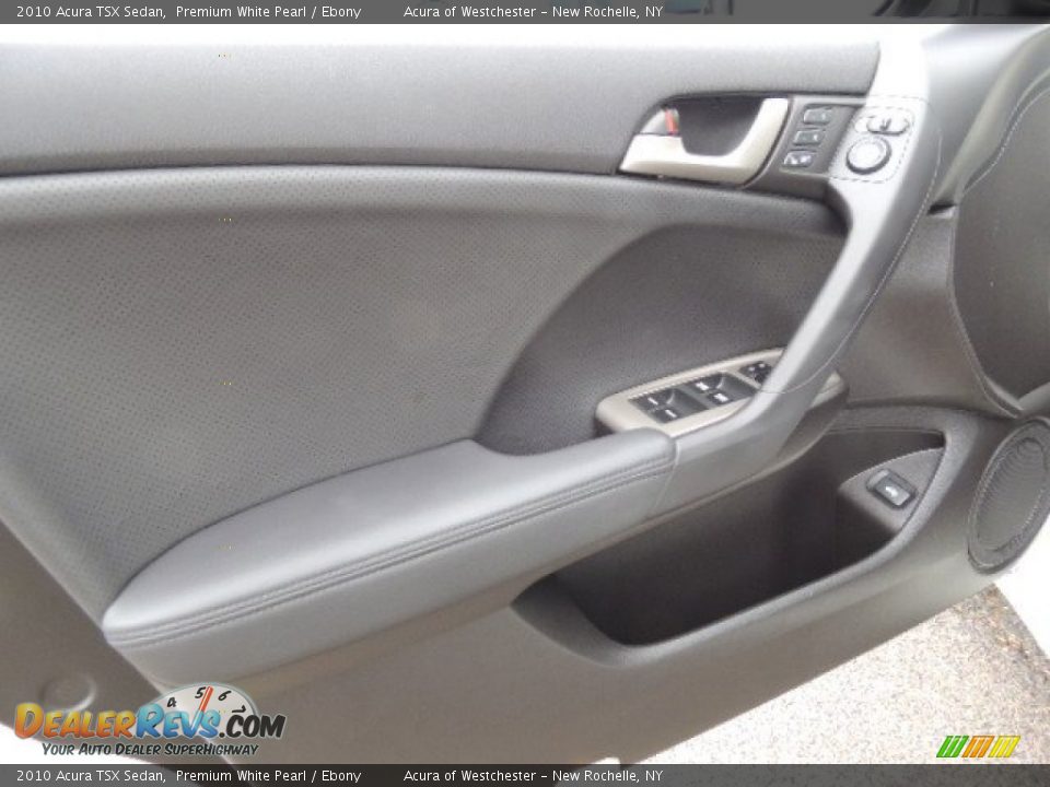 2010 Acura TSX Sedan Premium White Pearl / Ebony Photo #8