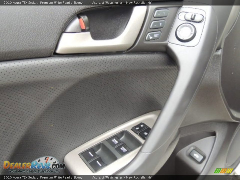 2010 Acura TSX Sedan Premium White Pearl / Ebony Photo #9