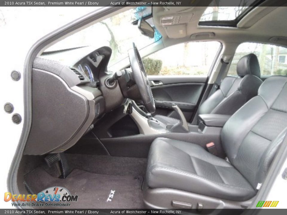 2010 Acura TSX Sedan Premium White Pearl / Ebony Photo #11