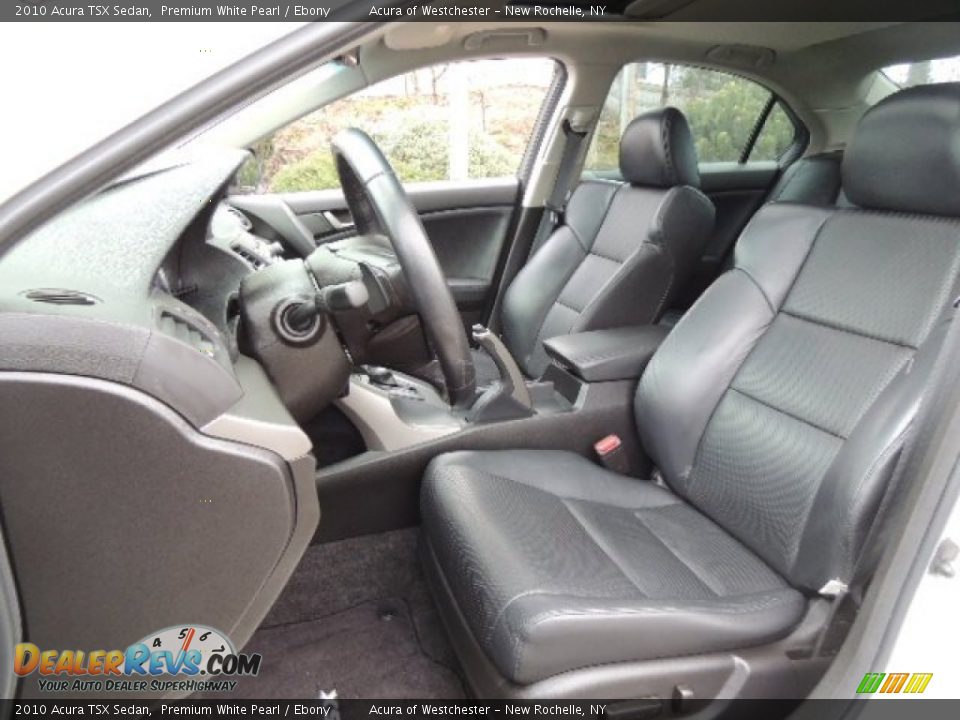 2010 Acura TSX Sedan Premium White Pearl / Ebony Photo #12