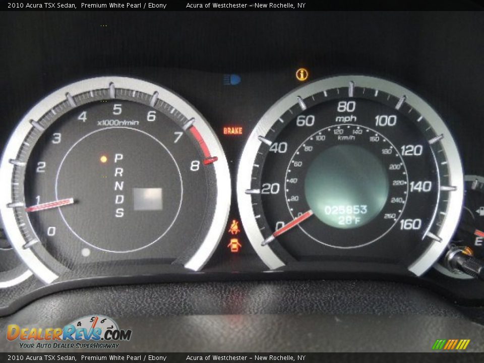 2010 Acura TSX Sedan Premium White Pearl / Ebony Photo #15