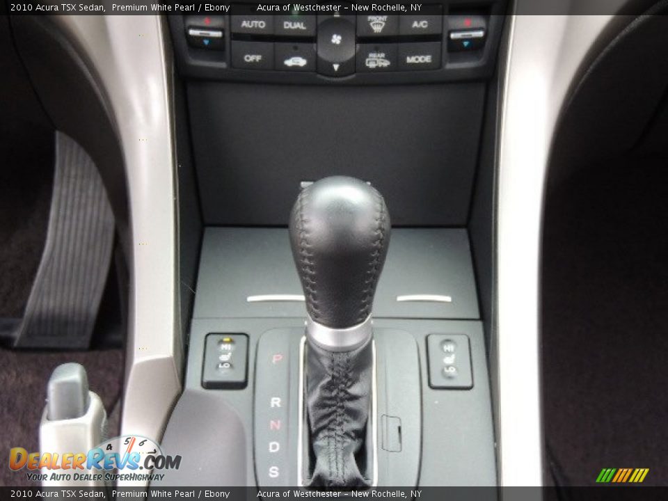 2010 Acura TSX Sedan Premium White Pearl / Ebony Photo #17