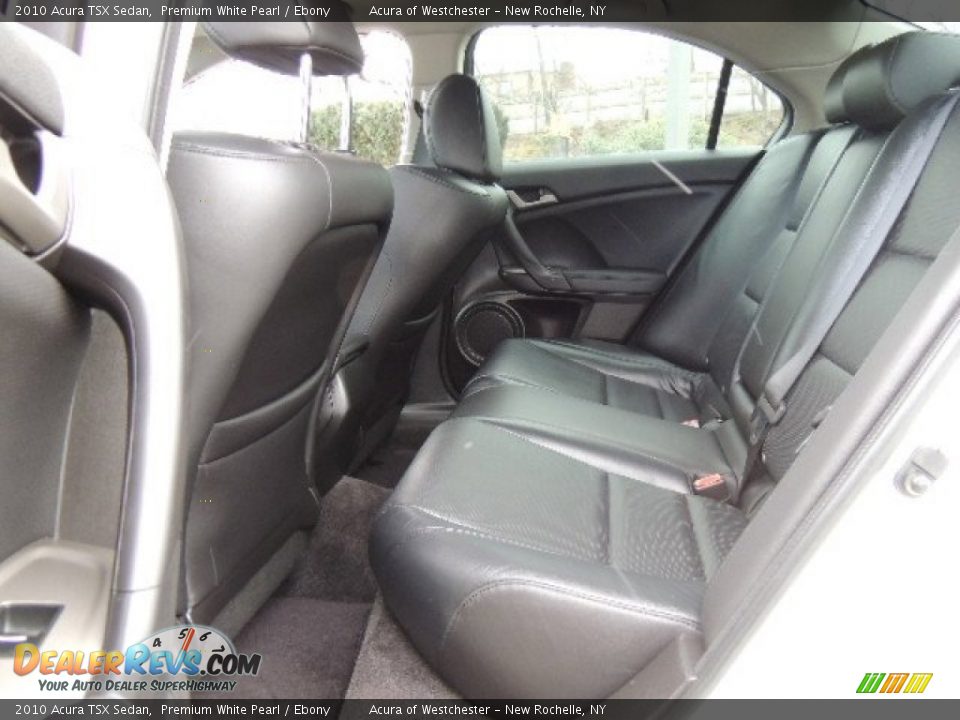 2010 Acura TSX Sedan Premium White Pearl / Ebony Photo #18