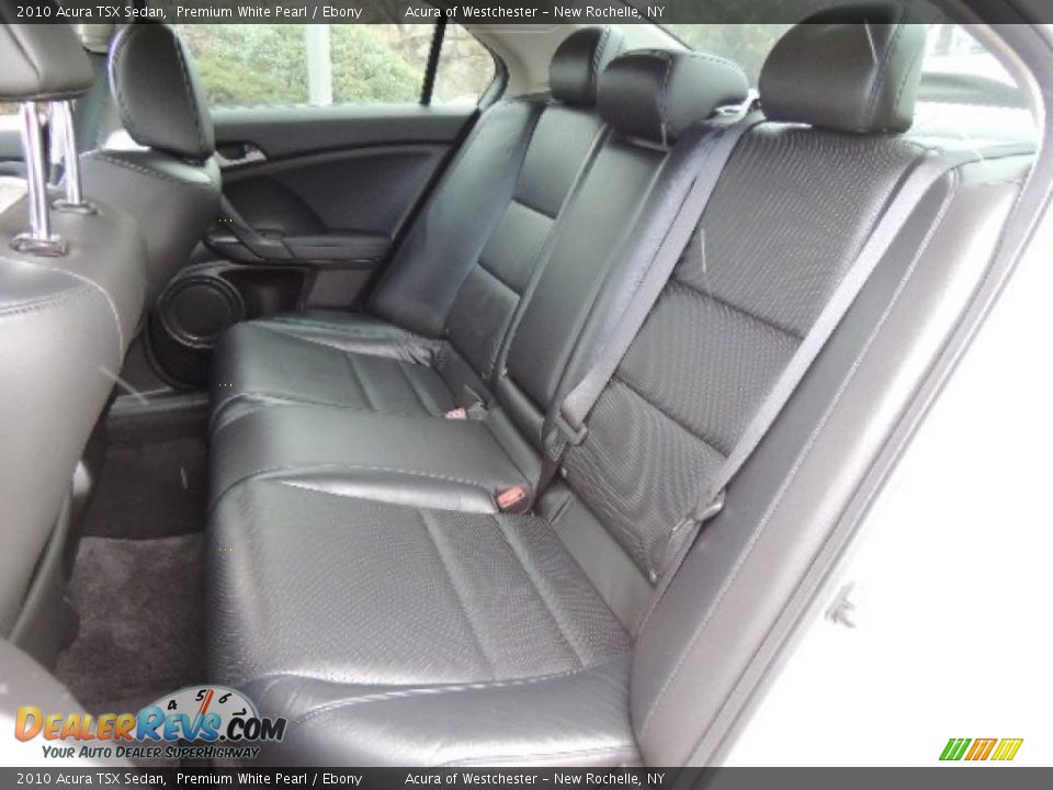 2010 Acura TSX Sedan Premium White Pearl / Ebony Photo #19