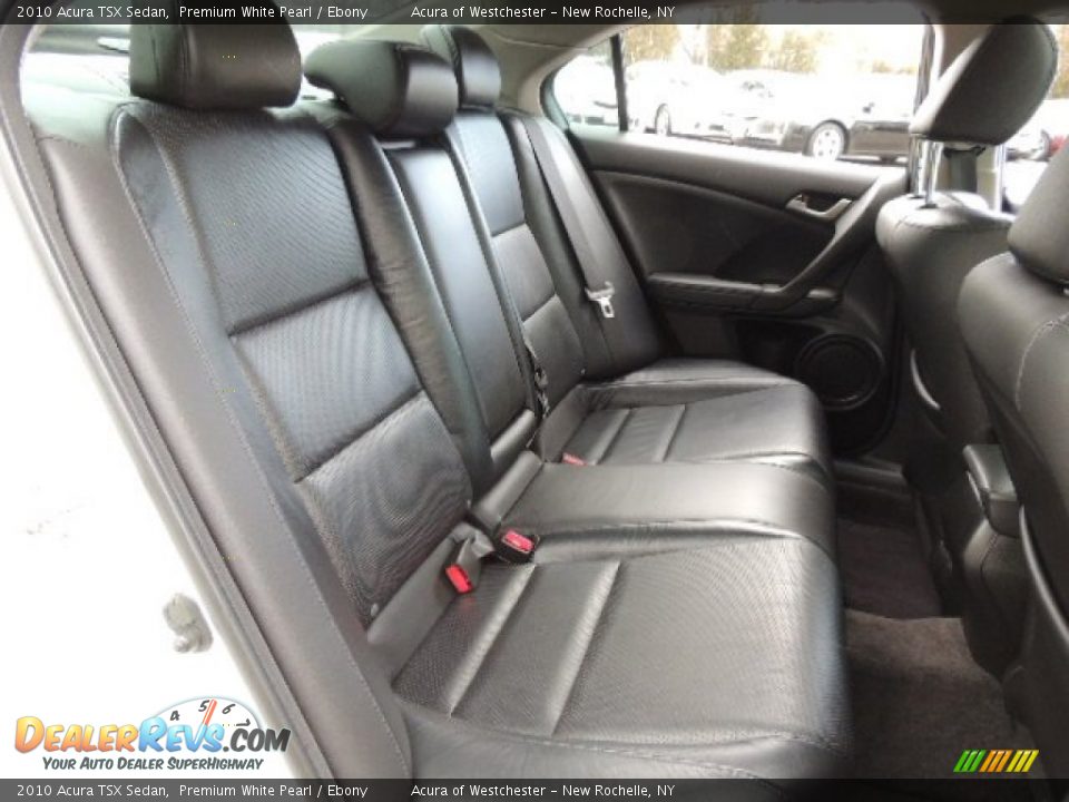 2010 Acura TSX Sedan Premium White Pearl / Ebony Photo #22
