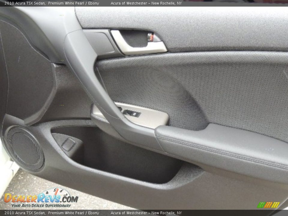 2010 Acura TSX Sedan Premium White Pearl / Ebony Photo #23