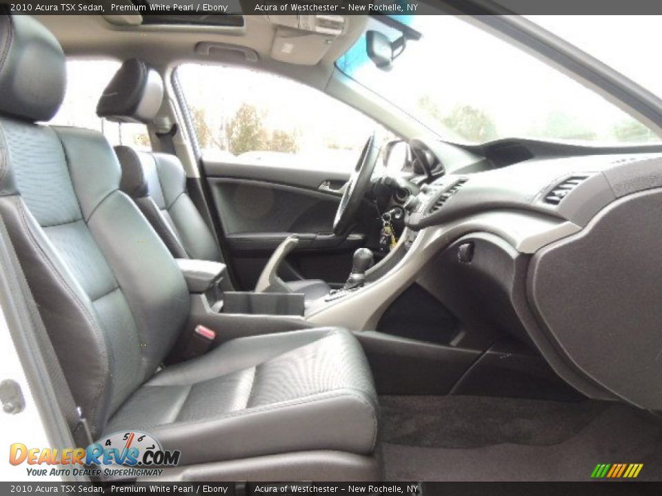 2010 Acura TSX Sedan Premium White Pearl / Ebony Photo #25