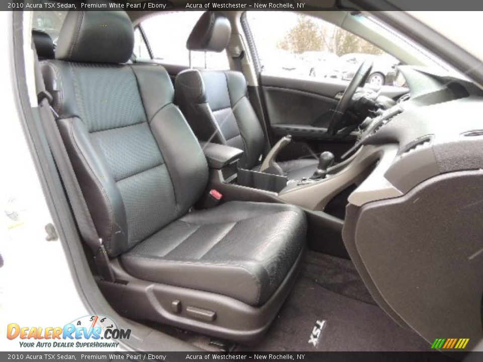 2010 Acura TSX Sedan Premium White Pearl / Ebony Photo #26