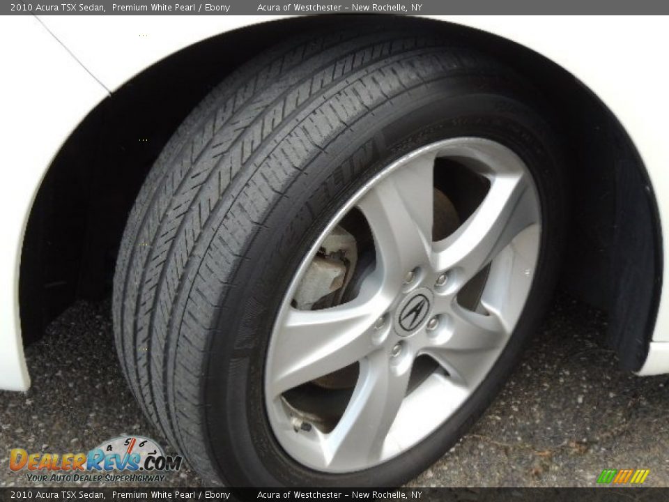 2010 Acura TSX Sedan Premium White Pearl / Ebony Photo #28