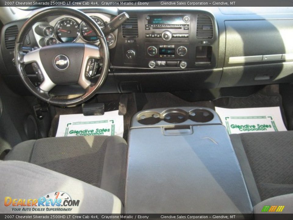 2007 Chevrolet Silverado 2500HD LT Crew Cab 4x4 Graystone Metallic / Ebony Photo #6
