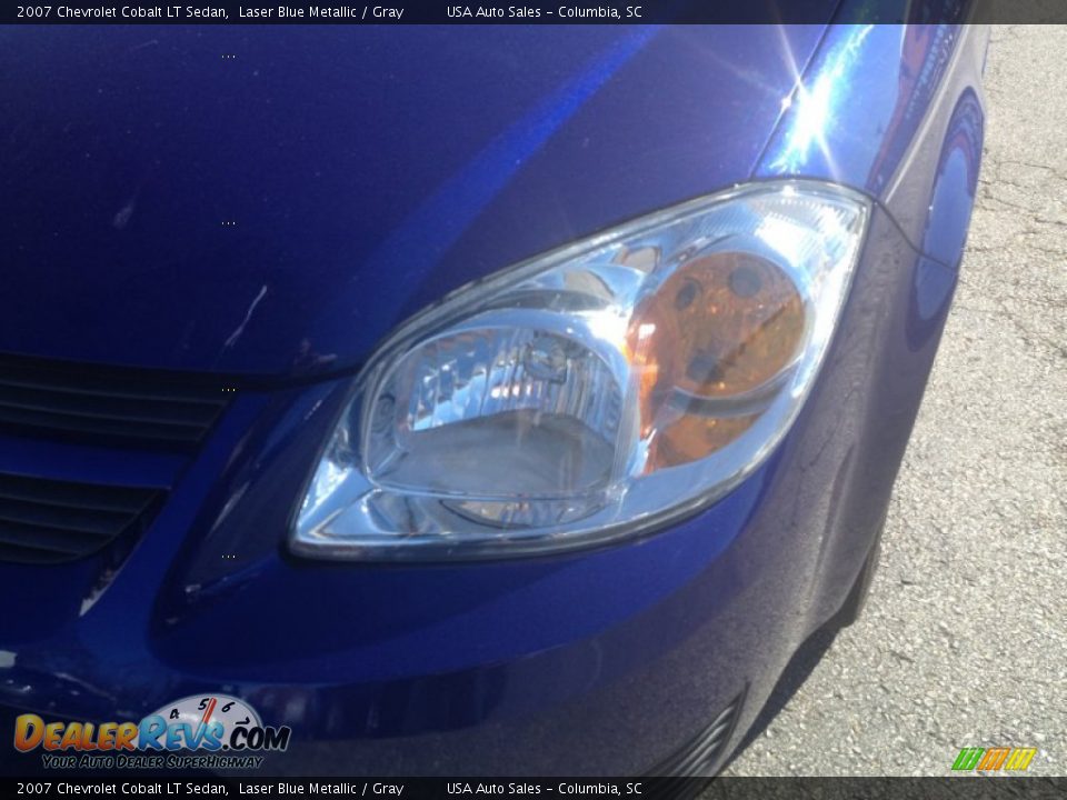 2007 Chevrolet Cobalt LT Sedan Laser Blue Metallic / Gray Photo #2