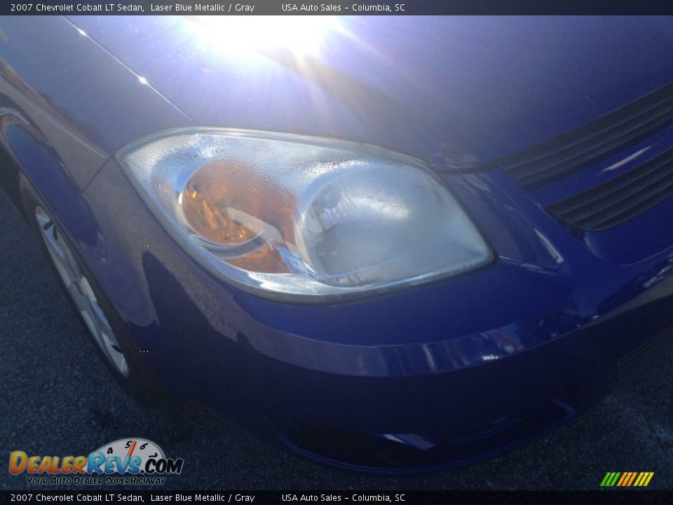 2007 Chevrolet Cobalt LT Sedan Laser Blue Metallic / Gray Photo #3