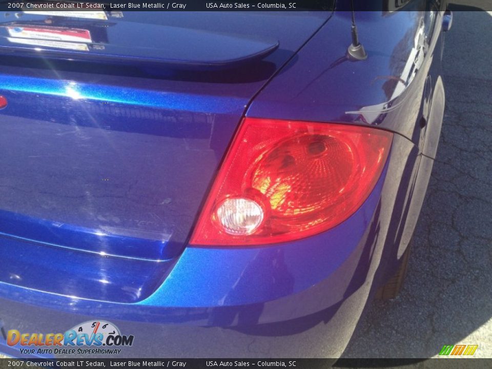 2007 Chevrolet Cobalt LT Sedan Laser Blue Metallic / Gray Photo #6