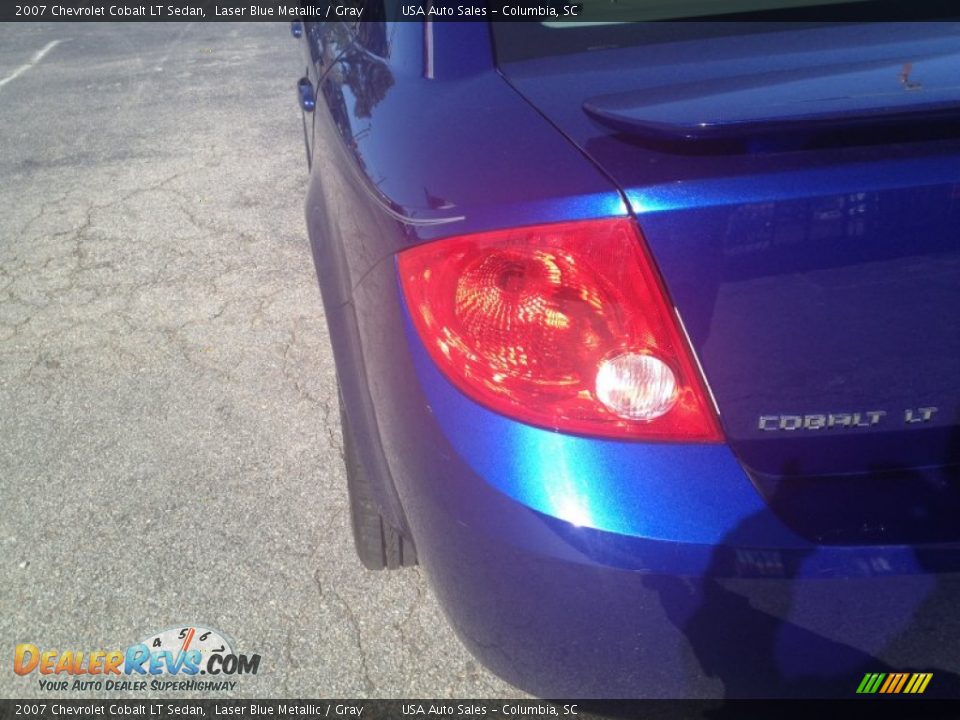 2007 Chevrolet Cobalt LT Sedan Laser Blue Metallic / Gray Photo #7
