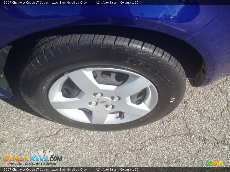 2007 Chevrolet Cobalt LT Sedan Laser Blue Metallic / Gray Photo #8