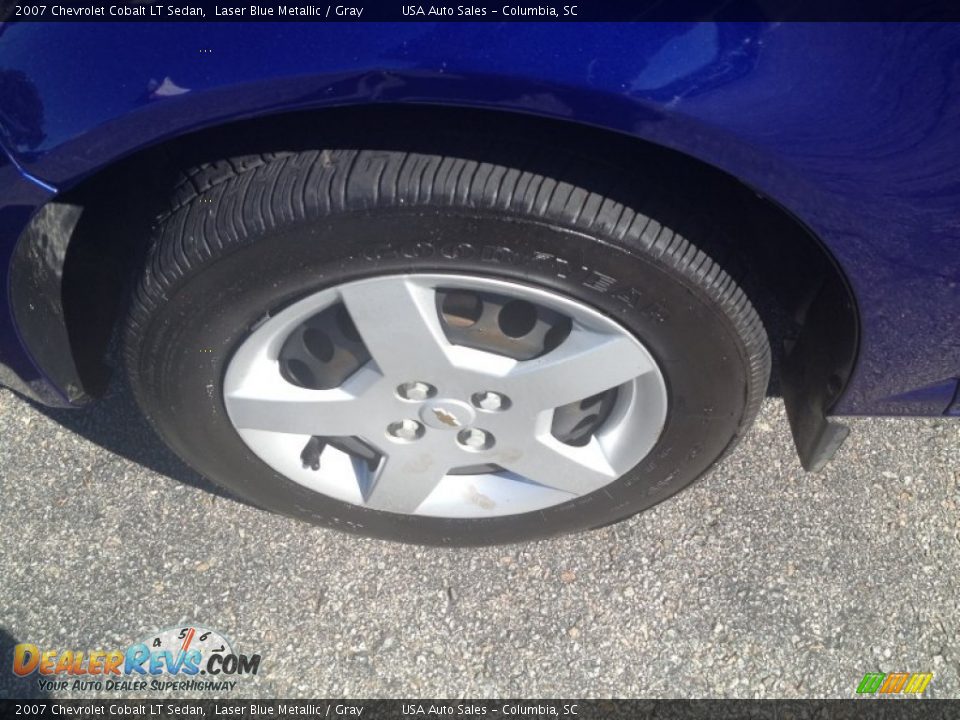 2007 Chevrolet Cobalt LT Sedan Laser Blue Metallic / Gray Photo #9