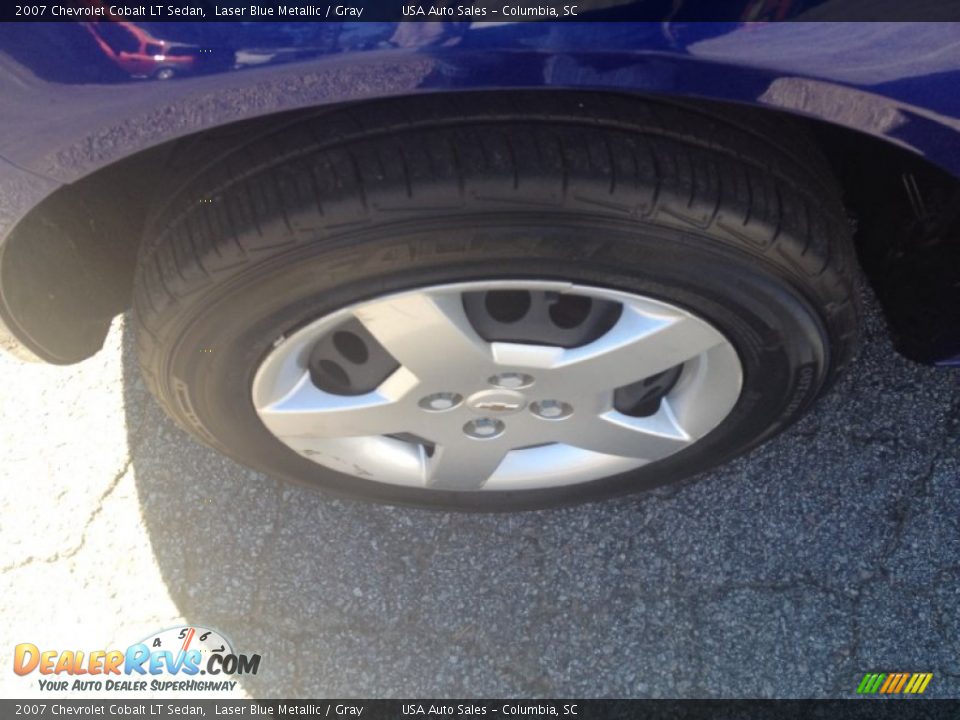 2007 Chevrolet Cobalt LT Sedan Laser Blue Metallic / Gray Photo #11