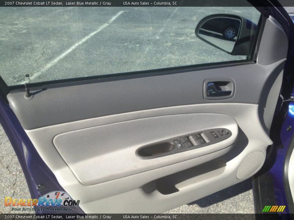 2007 Chevrolet Cobalt LT Sedan Laser Blue Metallic / Gray Photo #12