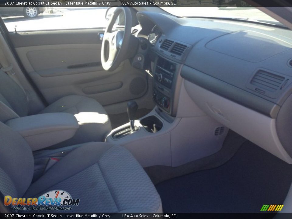 2007 Chevrolet Cobalt LT Sedan Laser Blue Metallic / Gray Photo #17