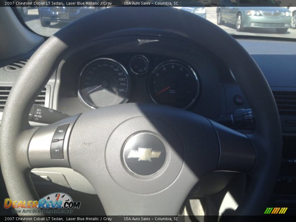 2007 Chevrolet Cobalt LT Sedan Laser Blue Metallic / Gray Photo #23