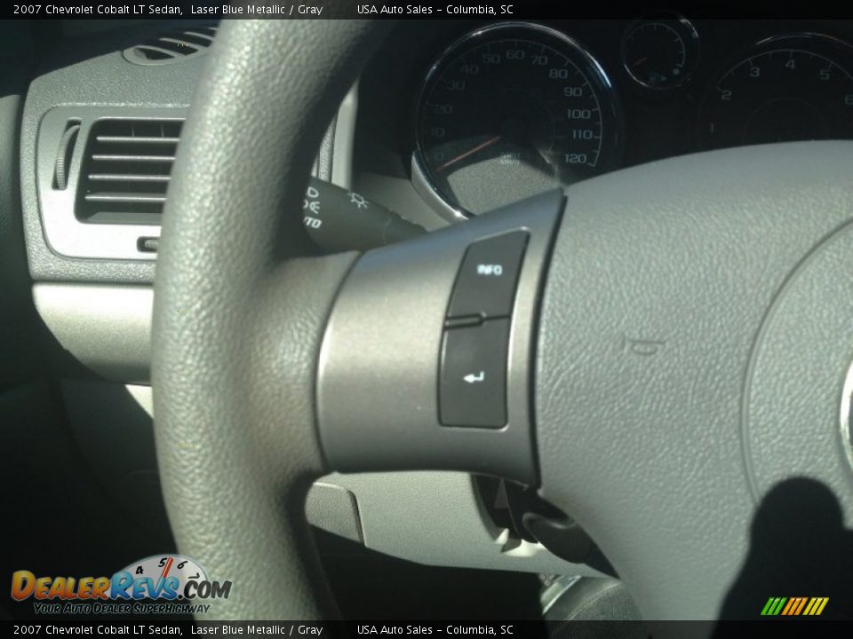 2007 Chevrolet Cobalt LT Sedan Laser Blue Metallic / Gray Photo #24