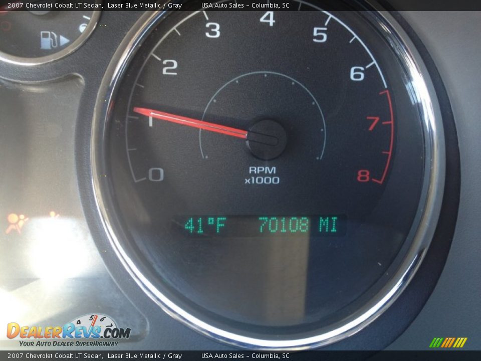 2007 Chevrolet Cobalt LT Sedan Laser Blue Metallic / Gray Photo #25