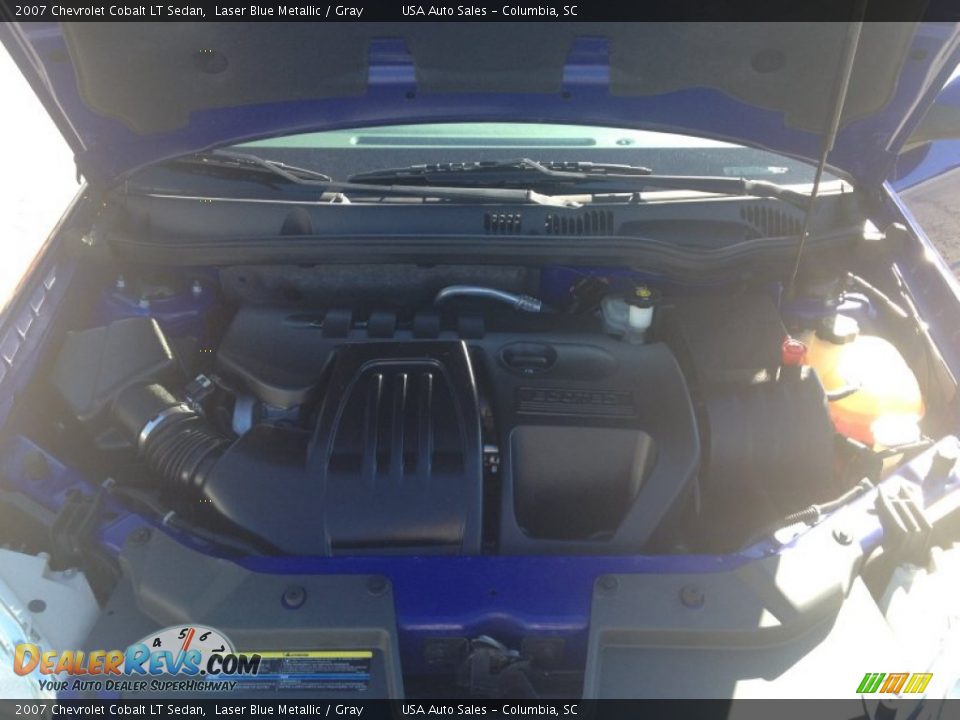 2007 Chevrolet Cobalt LT Sedan Laser Blue Metallic / Gray Photo #26