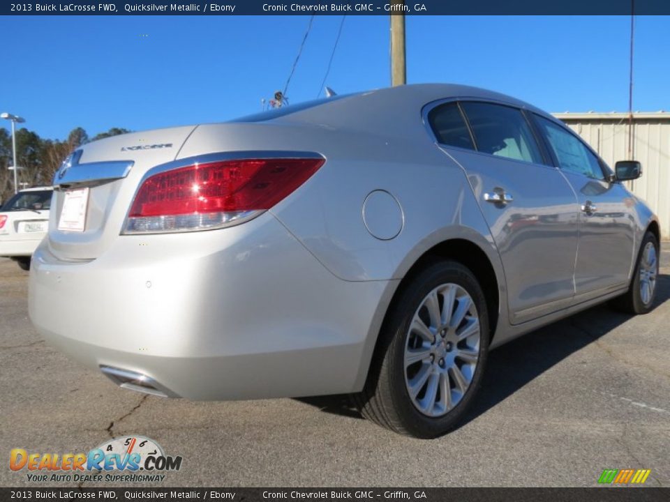 2013 Buick LaCrosse FWD Quicksilver Metallic / Ebony Photo #7
