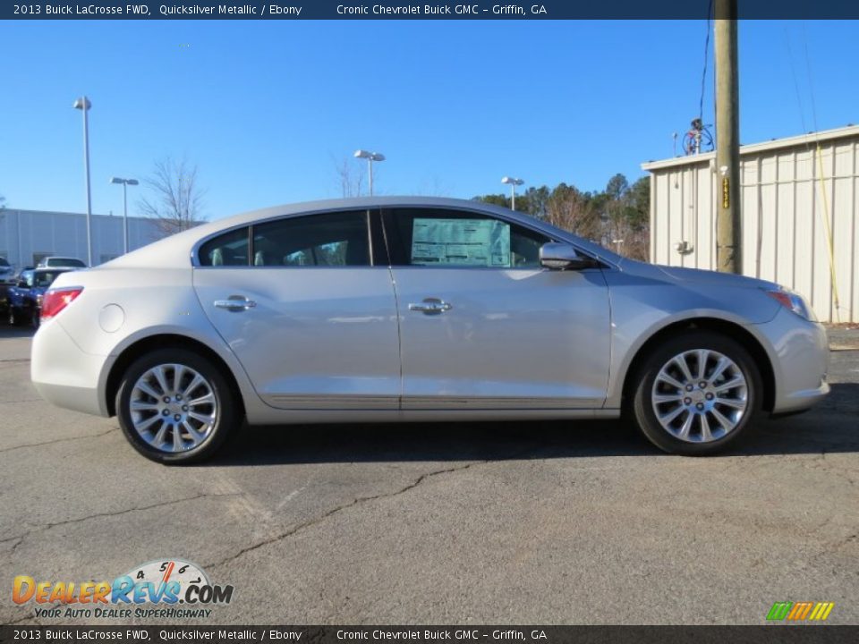 2013 Buick LaCrosse FWD Quicksilver Metallic / Ebony Photo #8