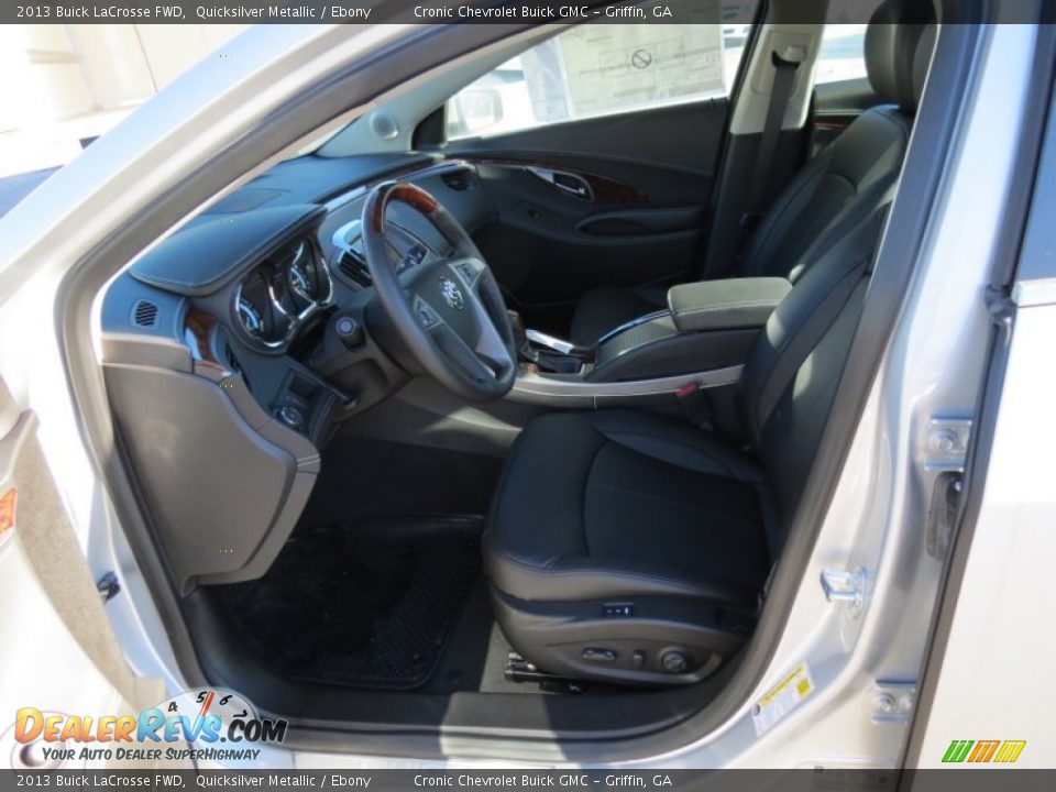 2013 Buick LaCrosse FWD Quicksilver Metallic / Ebony Photo #10