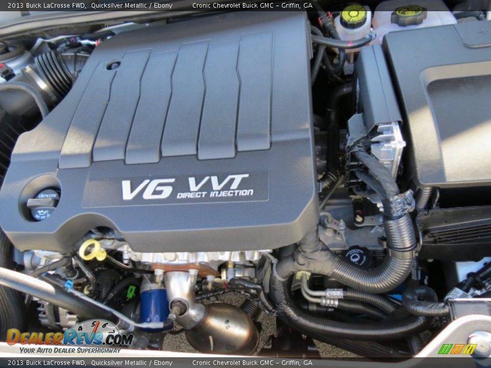 2013 Buick LaCrosse FWD Quicksilver Metallic / Ebony Photo #14