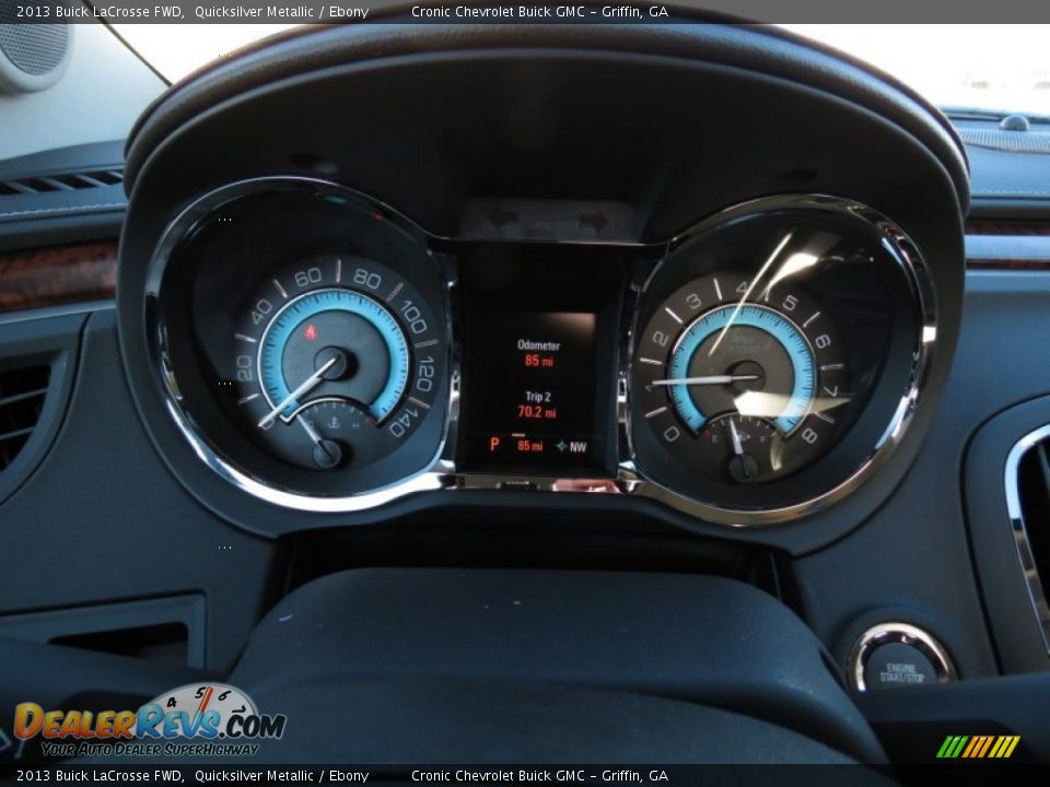 2013 Buick LaCrosse FWD Quicksilver Metallic / Ebony Photo #15