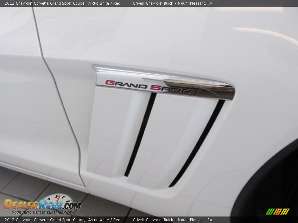 2012 Chevrolet Corvette Grand Sport Coupe Arctic White / Red Photo #5