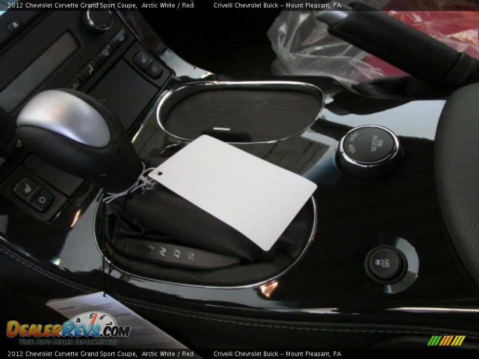 2012 Chevrolet Corvette Grand Sport Coupe Arctic White / Red Photo #24