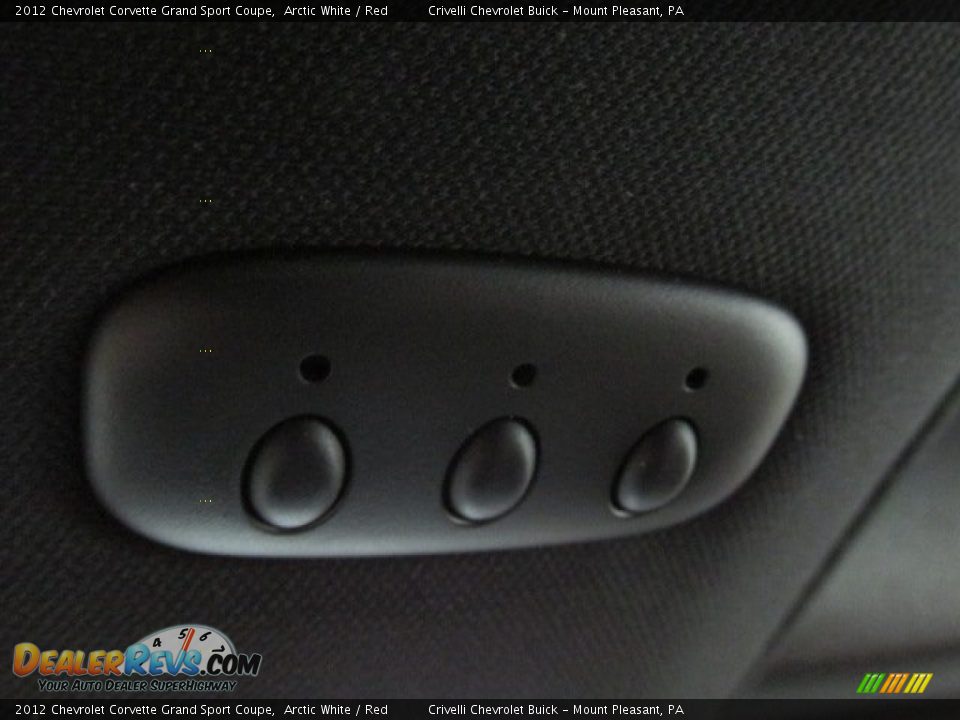 2012 Chevrolet Corvette Grand Sport Coupe Arctic White / Red Photo #25