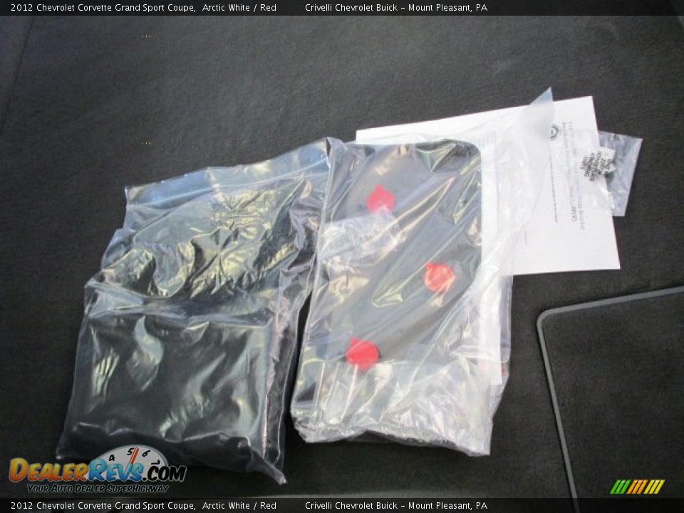 2012 Chevrolet Corvette Grand Sport Coupe Arctic White / Red Photo #31