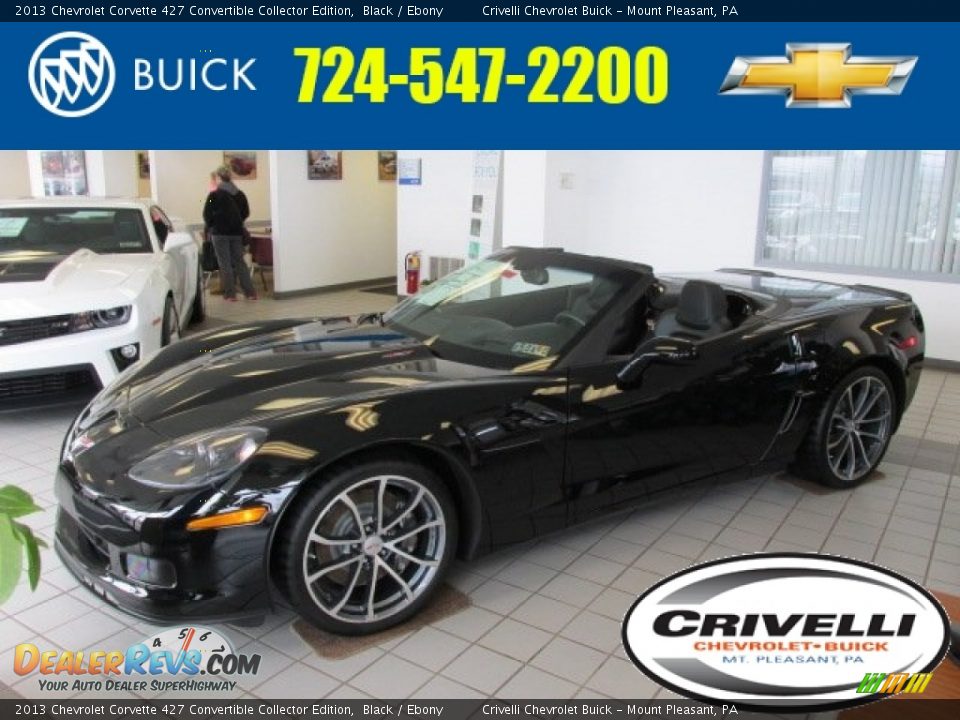 2013 Chevrolet Corvette 427 Convertible Collector Edition Black / Ebony Photo #1