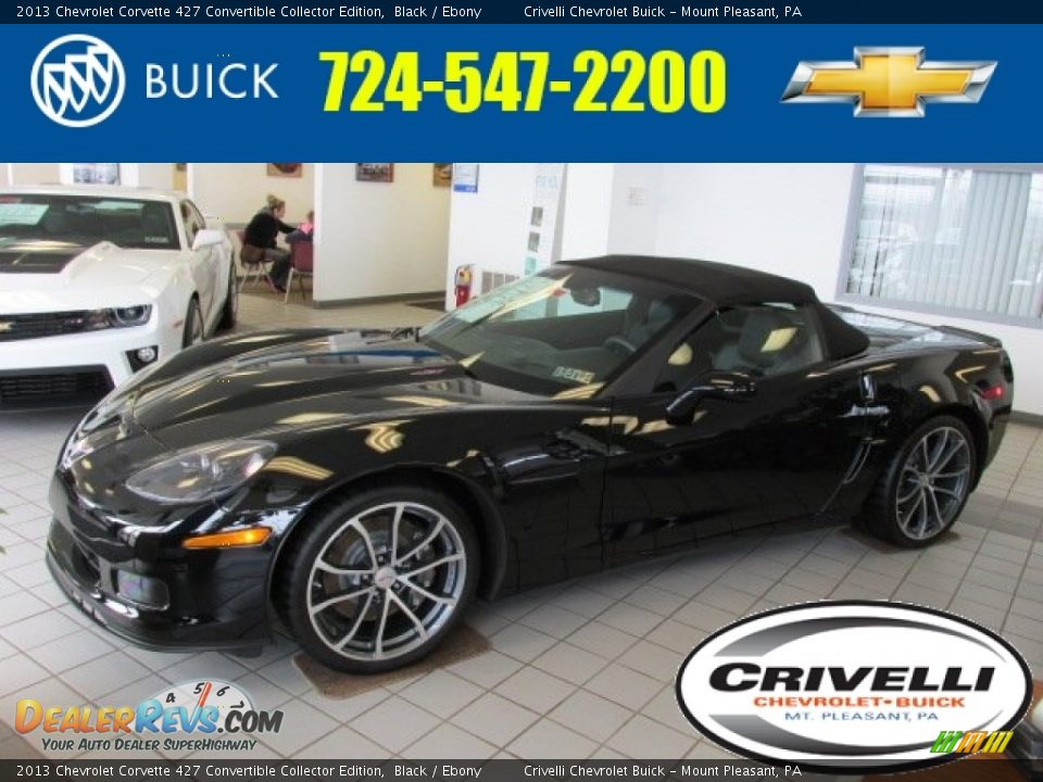2013 Chevrolet Corvette 427 Convertible Collector Edition Black / Ebony Photo #2