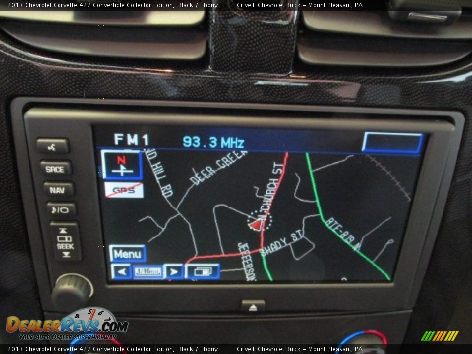Navigation of 2013 Chevrolet Corvette 427 Convertible Collector Edition Photo #30