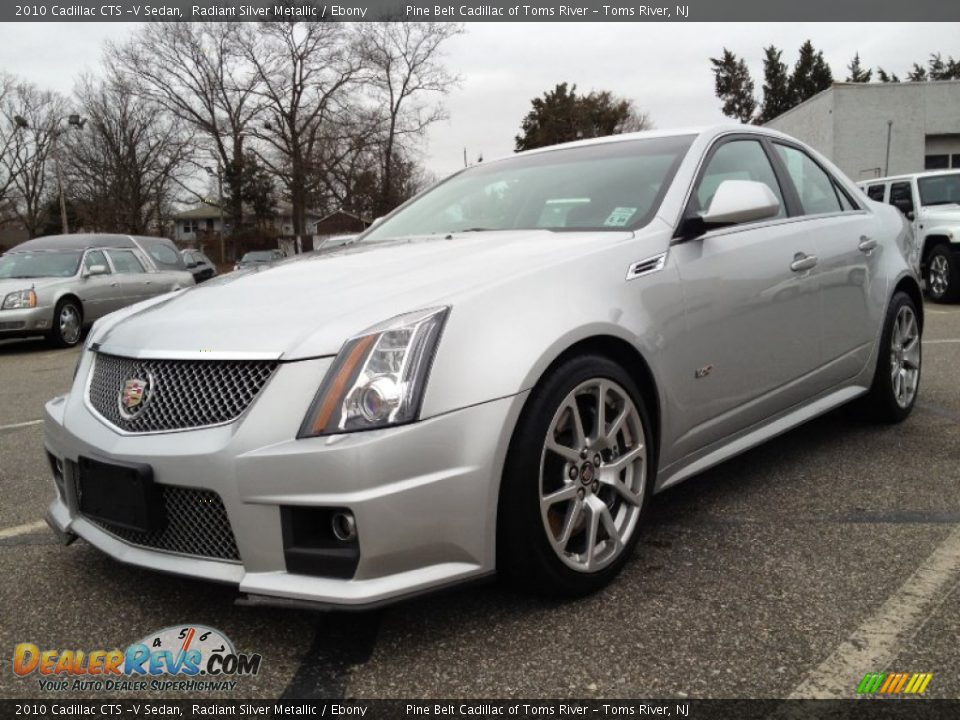 Front 3/4 View of 2010 Cadillac CTS -V Sedan Photo #1
