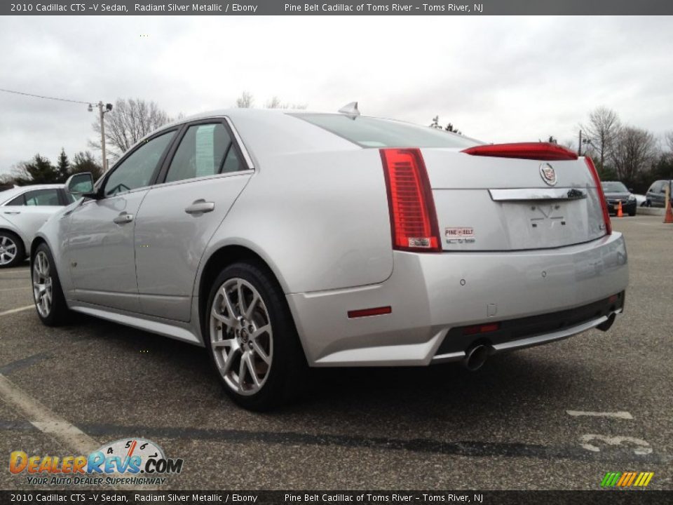 Radiant Silver Metallic 2010 Cadillac CTS -V Sedan Photo #2
