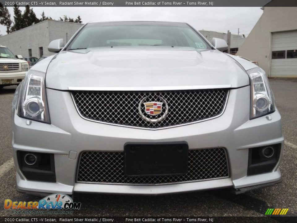 Radiant Silver Metallic 2010 Cadillac CTS -V Sedan Photo #3