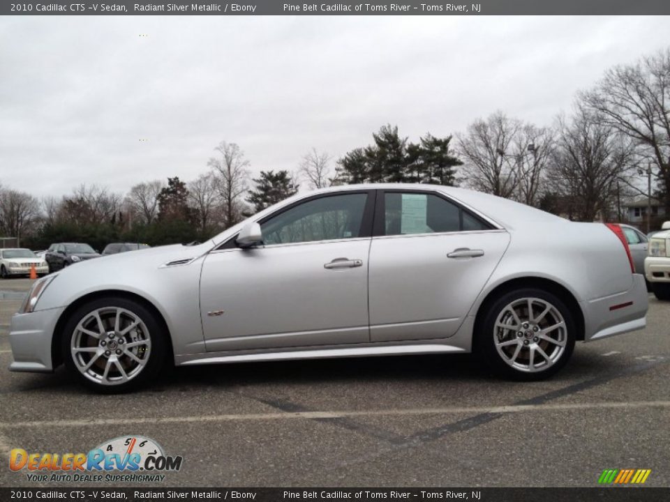 Radiant Silver Metallic 2010 Cadillac CTS -V Sedan Photo #4