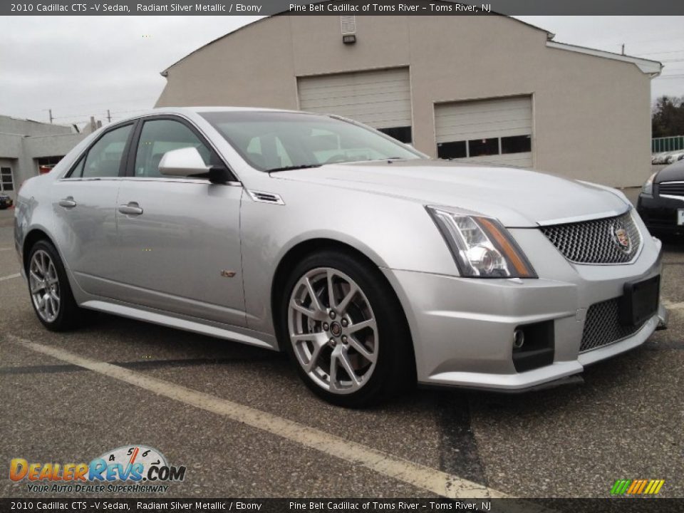 Front 3/4 View of 2010 Cadillac CTS -V Sedan Photo #7