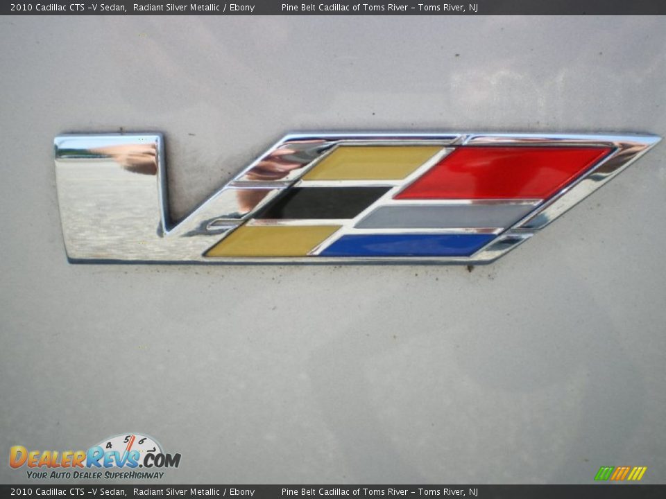 2010 Cadillac CTS -V Sedan Radiant Silver Metallic / Ebony Photo #9