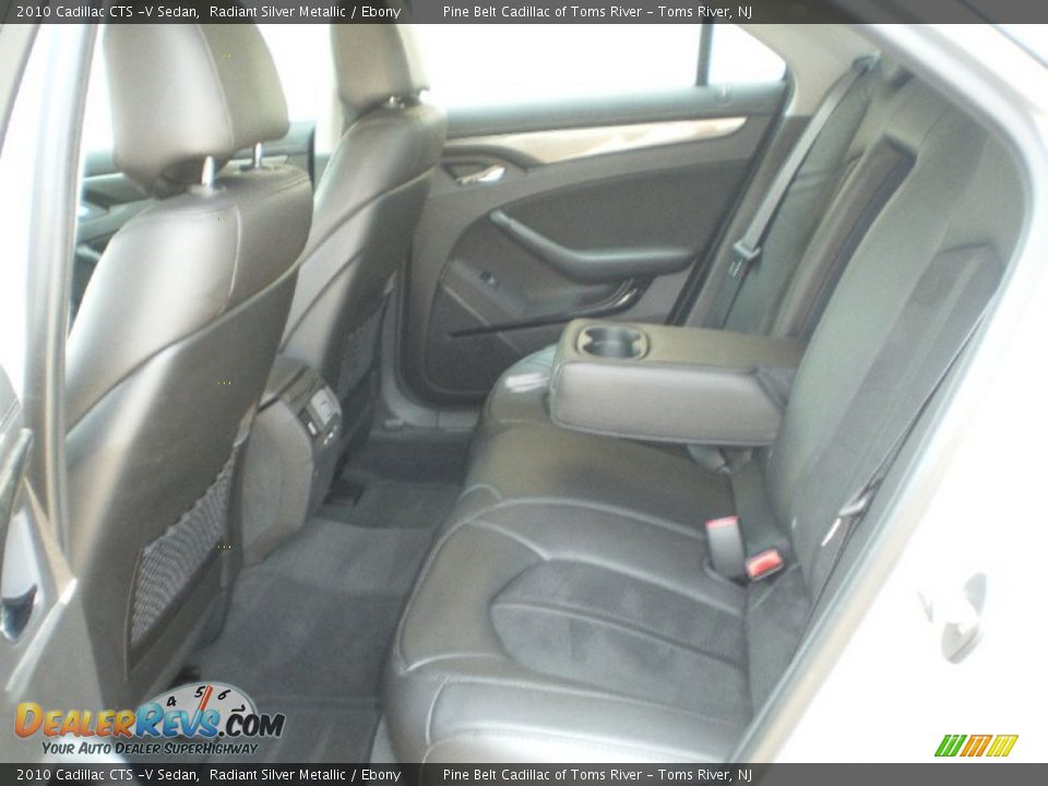 Rear Seat of 2010 Cadillac CTS -V Sedan Photo #10