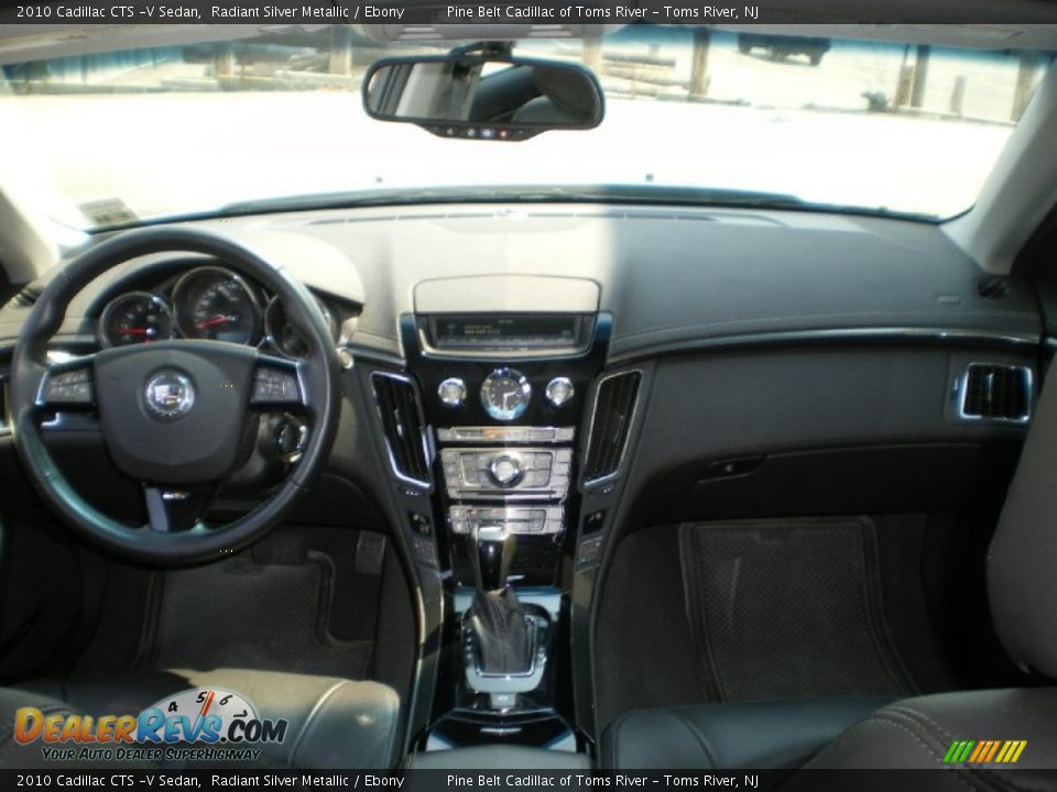 2010 Cadillac CTS -V Sedan Radiant Silver Metallic / Ebony Photo #11