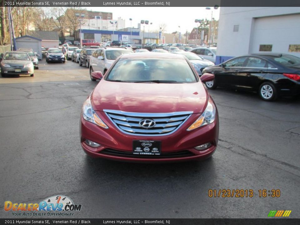 2011 Hyundai Sonata SE Venetian Red / Black Photo #1